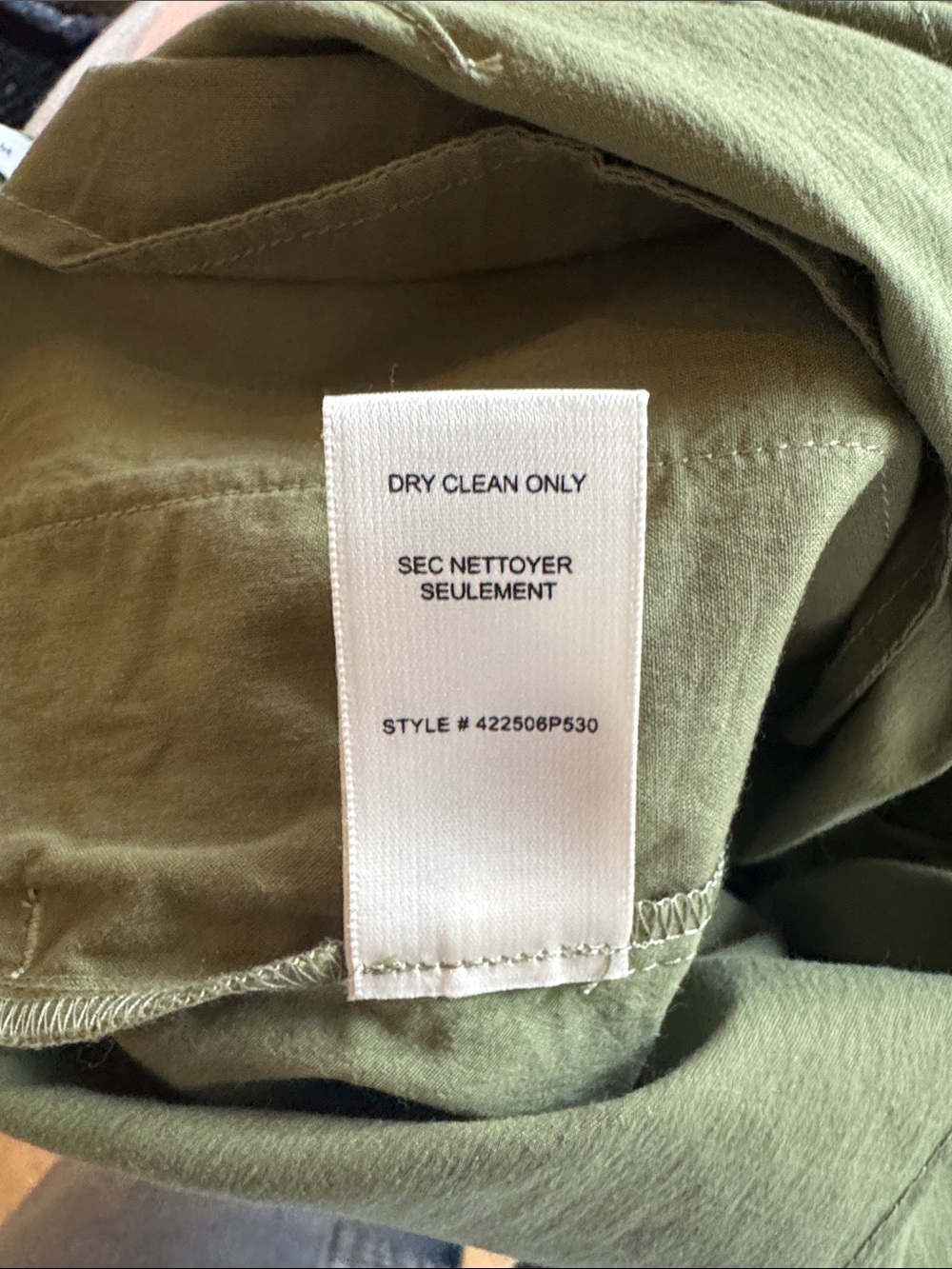 Rebecca Taylor Moss Green Puff Sleeve Jumpsuit with Back Zip - Picture 8 of 10